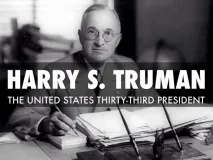 Гаррі Трумен – президент США Трумен