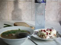 Гранатовий салат з горбушею рецепт, Чоловічий кулінарний сайт - кращі рецепти з фото рецепт