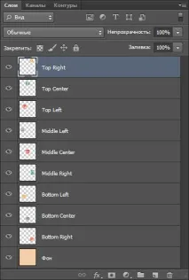 Інструменти вирівнювання Photoshop, вирівнювання та розподіл шарів розподіл