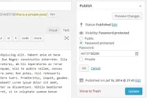 Як приховати запис у wordpress, Бізнес блог Макса Метельова макса