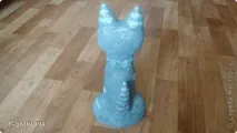 Кішки та лисиця з паперової маси, МК, Країна Майстрів кішки