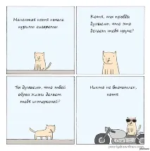 Курить кіт 2 дякую
