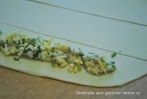 Коржики - По спіралі - з сиром та сиром сиром