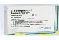 Лосепразол Капсули інструкція, опис PharmPrice Лосепразол