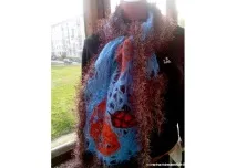 МК Осінній палантин Крейзі-вул крейзі-вул