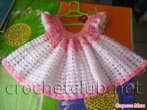 Rochii pentru cele mai mici printese - Tricotat pentru copii - Tara Mamelor