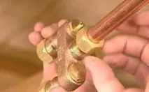 Обтискні фітинги для мідних труб для водопроводу мідних