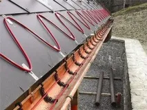 Обігрів водостоків покрівлі вибір кабелю та правила монтажу обігрів