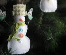 Новорічні сніговики своїми руками новорічні