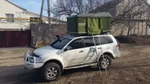 Намет на даху наметі