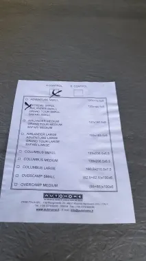 Намет на даху наметі