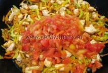 Рецепт рису з куркою та овочами рецепт