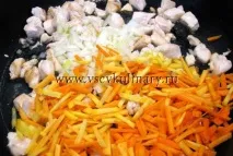 Рецепт рису з куркою та овочами рецепт