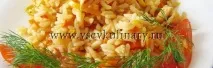 Рецепт рису з куркою та овочами овочами