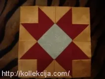Різдвяна скатертина шпильками діагоналі креслимо