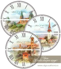 Рукоробна лавка - Викройка - циферблат для годинника годинника