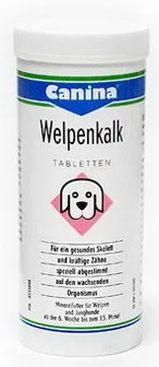 Canina Petvital Welpenkalk (Каніна Петвітал Вельпенкальк) - Вітамінна добавка для цуценят, каніна