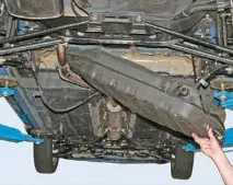 Chevrolet Lacetti Зняття паливного бензо-баку Шевроле Лачетті паливного