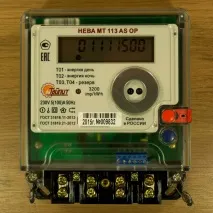 Лічильник НЕВА МТ 113 AS OP 230V 5(100)A лічильник