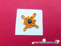 Сніжинка із пластиліну пластиліну