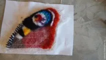 Створюємо крила метелика з вовни метелика