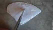 Створюємо крила метелика з вовни крила