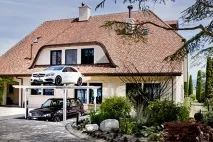 Будуємо гараж при приватному заміському будинку або котеджі (фото) будинку