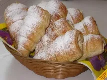 Трубочки з листкового тіста (покроковий рецепт з фото) трубочки