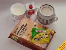 Трубочки з листкового тіста (покроковий рецепт з фото) трубочки