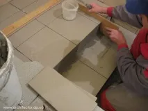 Укладання кахлю, сходи, розмітка - Зробисам своїми руками кахлю
