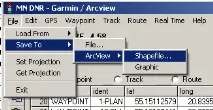 Завантаження даних із GPS у потрібній системікоординат (DNRGarmin) завантаження