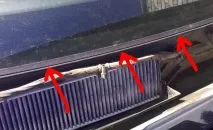 Заміна салонного фільтра на Ford Mondeo3 салонного