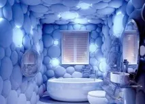 3D шпалери в інтер’єрі (фото) область застосування, переваги та недоліки, етапи поклейки фото