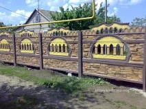 Бетонний паркан на дачі своїми руками дачі