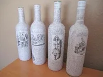 Декупаж пляшки своїми руками пляшки