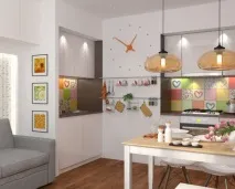 Дизайн кухні 9 кв м, 55 фото інтер’єру, зручне планування кухні в 9м² зручне