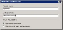 Exchange 2010 Налаштування IP Block List Providers на сервері Edge, Для системного адміністратора list
