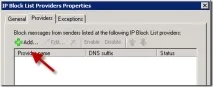 Exchange 2010 Налаштування IP Block List Providers на сервері Edge, Для системного адміністратора налаштування