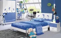 Використання блакитного кольору при оформленні дитячої кольору