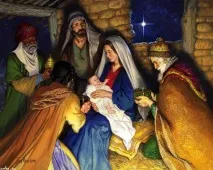 Як намалювати народження Ісуса Христа народження