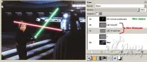 Ефект світлового меча джедаю - Lightsaber ефект
