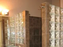 Як зробити душову кабіну з плитки та склоблоків своїми руками плитки