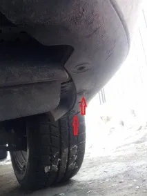 Як зняти передній бампер Citroen C5 передній