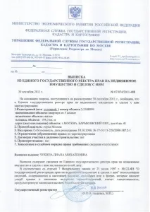 Як виглядає виписка з ЄГРП на квартиру або на земельну ділянку – зразок єгрп