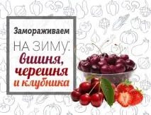 Як заморозити на зиму в домашніх умовах вишню, черешню та полуницю домашніх