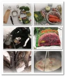 Королівська юшка з миня, відеорецепт, Успішна рибалка королівська