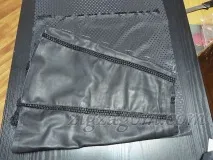 Шкіряна спідниця своїми руками - Зигзагом спідниця
