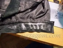 Шкіряна спідниця своїми руками - Зигзагом зигзагом