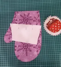 Майстер-клас новорічна рукавичка для подарунків – Ярмарок Майстрів рукавичка