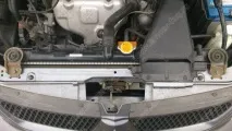 Mitsubishi Lancer IX Встановлення картонки перед радіатором lancer